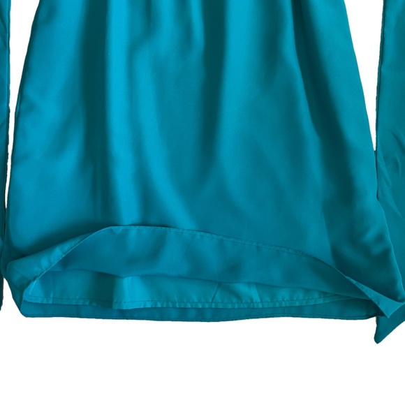 BNWT Jacob Cowl Neck Dress with Tie in Teal Size XS - Picture 4 of 5